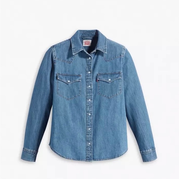 Levi’s Western Denim Shirt - Picture 3 of 9